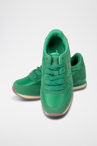 Baskets en nubuck - Vert