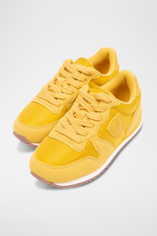 Baskets en nubuck - Jaune