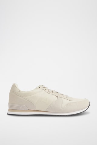 Baskets en nubuck - Écru