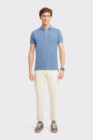 Polo regular - Bleu