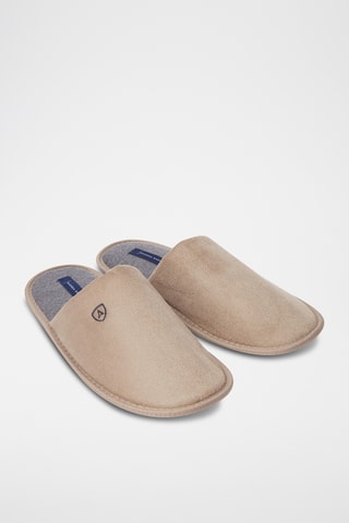 Pantoufles en nubuck - Gris