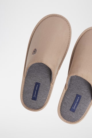 Pantoufles en nubuck - Gris