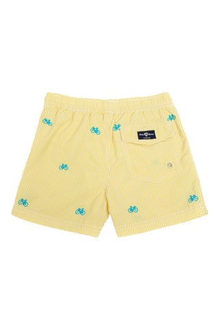 Short de bain - Jaune