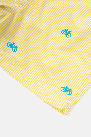 Short de bain - Jaune
