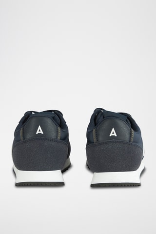 Baskets en nubuck - Bleu marine
