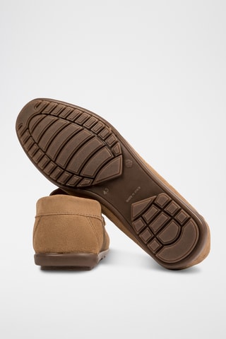 Mocassins en nubuck - Beige