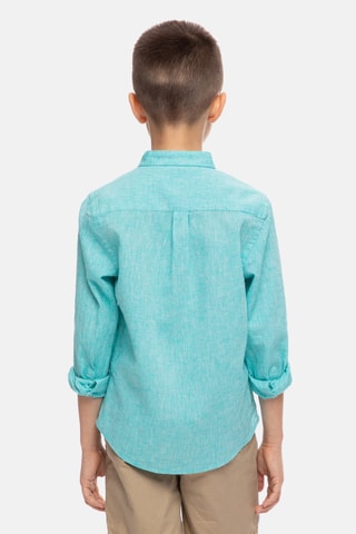 Chemise en lin - Bleu clair