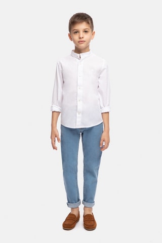 Chemise en lin - Blanc
