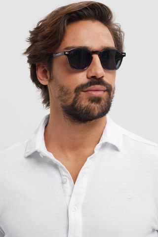 Polo regular - Blanc