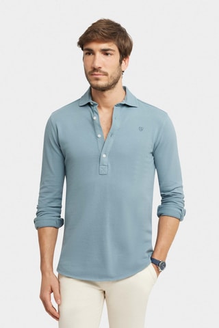 Polo regular - Bleu