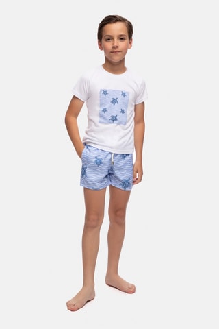 Short de bain - Bleu