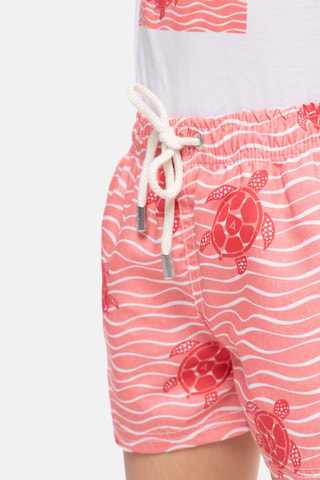 Short de bain - Corail