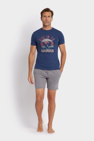 Pijama - Azul-marinho
