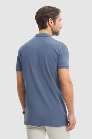 Polo regular - Bleu