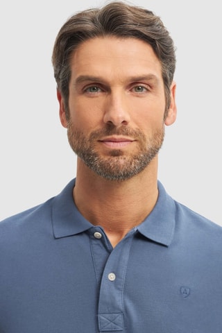Polo regular - Bleu