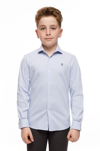 Chemise slim - Bleu