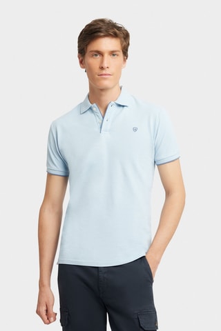 Polo regular - Bleu
