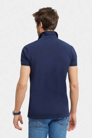 Polo regular - Bleu marine