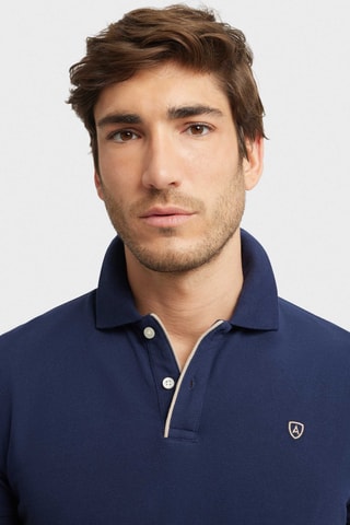Polo regular - Bleu marine