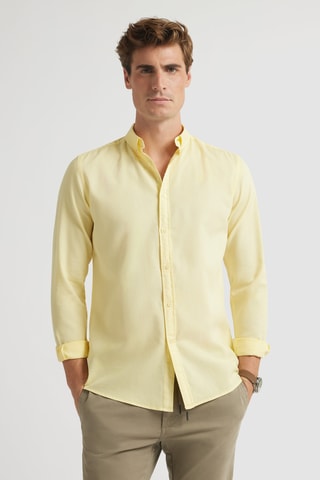 Chemise regular - Jaune