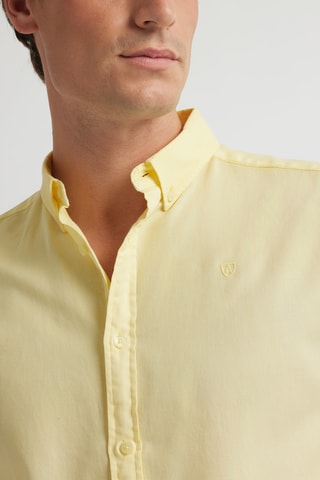 Chemise regular - Jaune