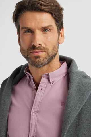 Chemise regular - Rouge