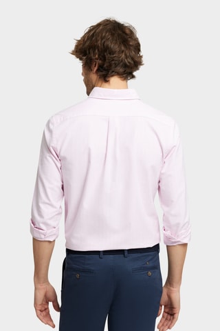 Chemise regular en coton biologique - Rose