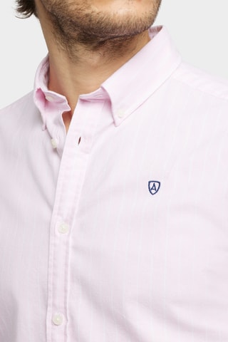 Chemise regular en coton biologique - Rose
