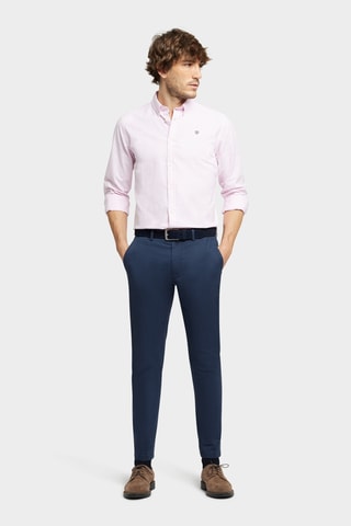 Chemise regular en coton biologique - Rose