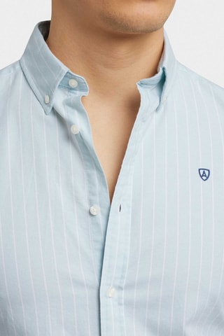 Chemise regular en coton biologique - Vert
