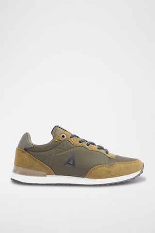 Baskets en nubuck - Vert