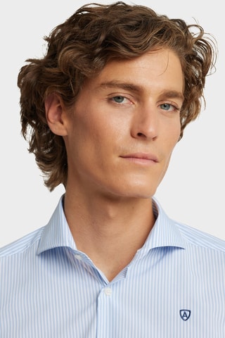 Camisa slim - Azul