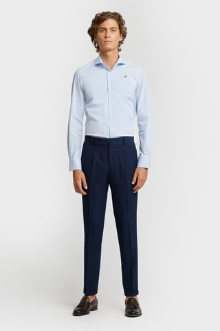Camisa slim - Azul