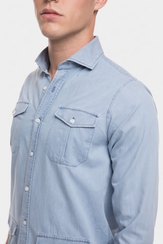 Chemise regular - Bleu