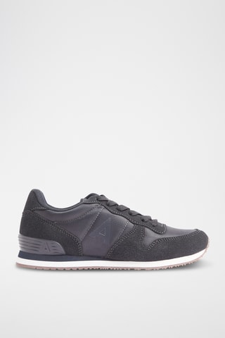 Baskets en nubuck - Vert