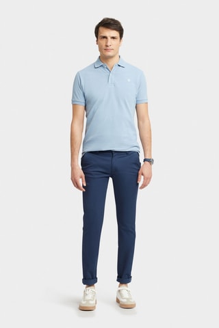Pantalon slim - Bleu marine