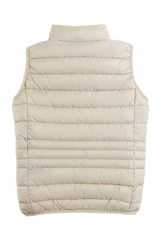 Doudoune sans manches - Beige
