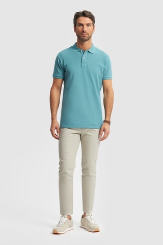 Polo regular - Turquoise