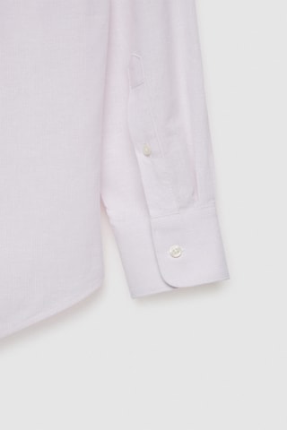 Chemise regular en lin - Rose