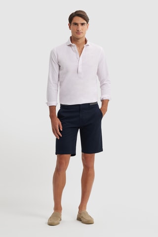 Chemise regular en lin - Rose