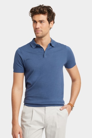 Polo regular - Bleu