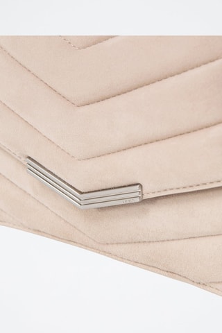 Sac bandoulière en cuir de chèvre - Beige - IKKS