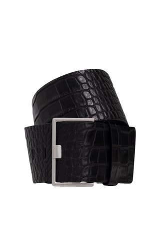 Ceinture en cuir - Noir - IKKS