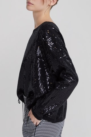 Pull oversize - Noir - IKKS