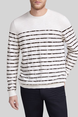 Pull - Blanc et noir - IKKS