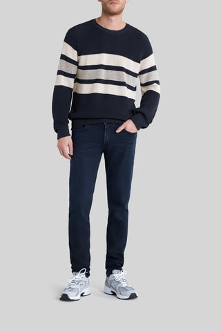 Pull - Bleu marine et écru - IKKS