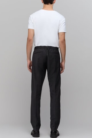 Pantalon slim en laine - Anthracite