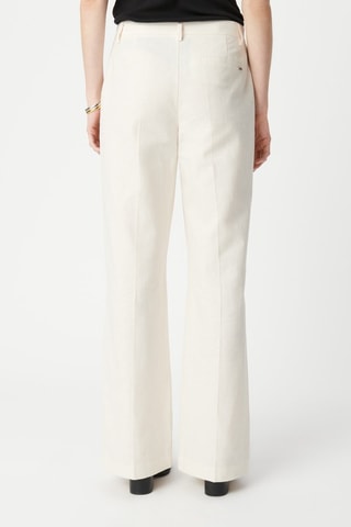 Pantalon droit en lin - Ecru - IKKS