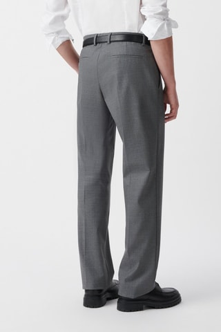 Pantalon en laine - Gris foncé - IKKS
