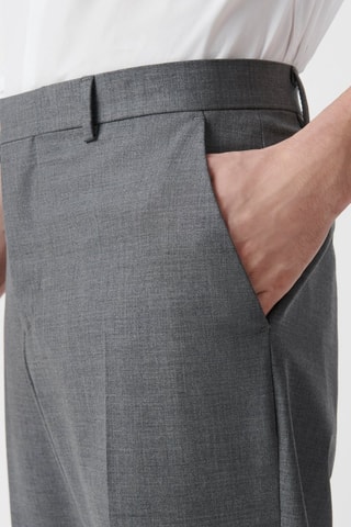 Pantalon en laine - Gris foncé - IKKS